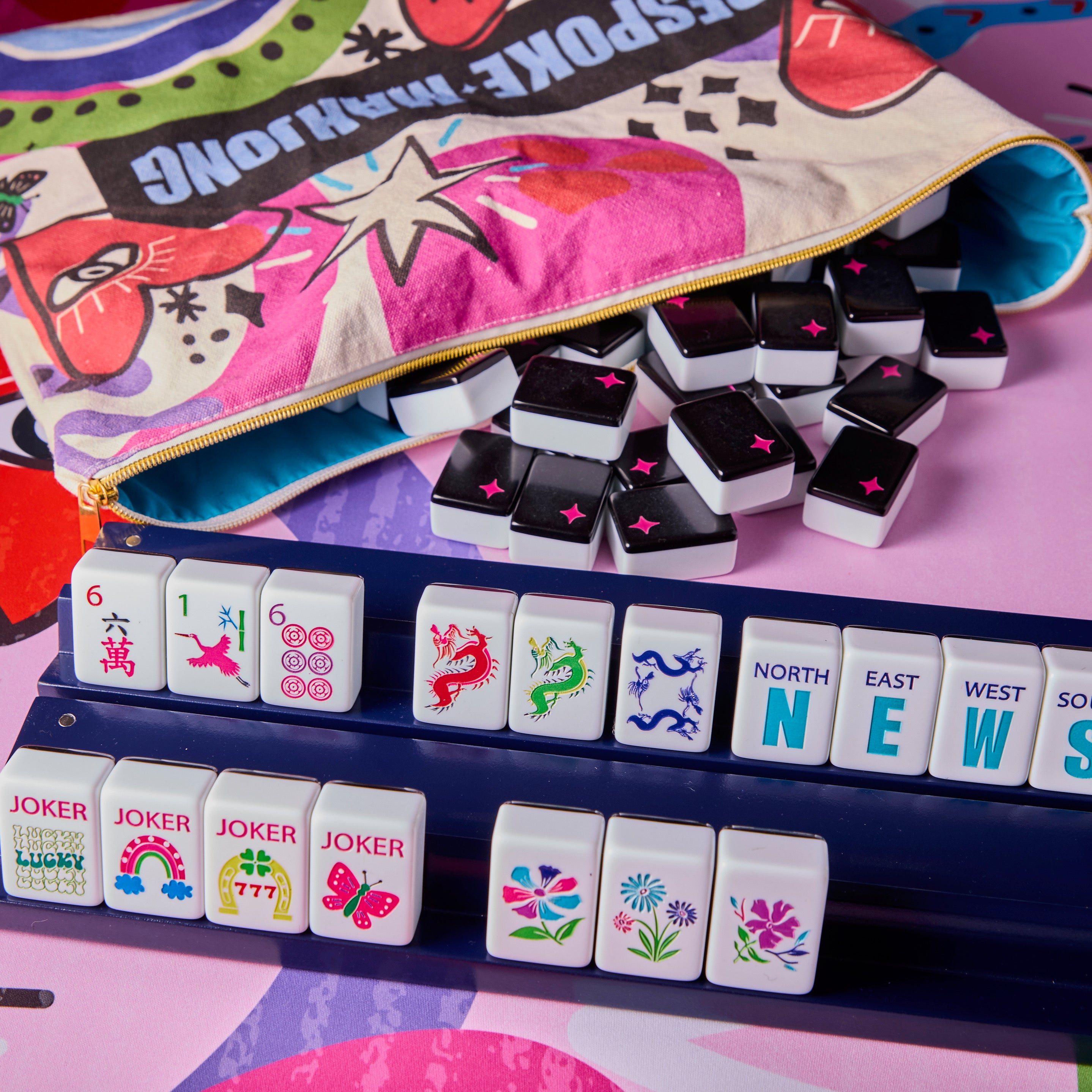 XL Mega Lucky Charms - Baddie Black – Bespoke Mahjong