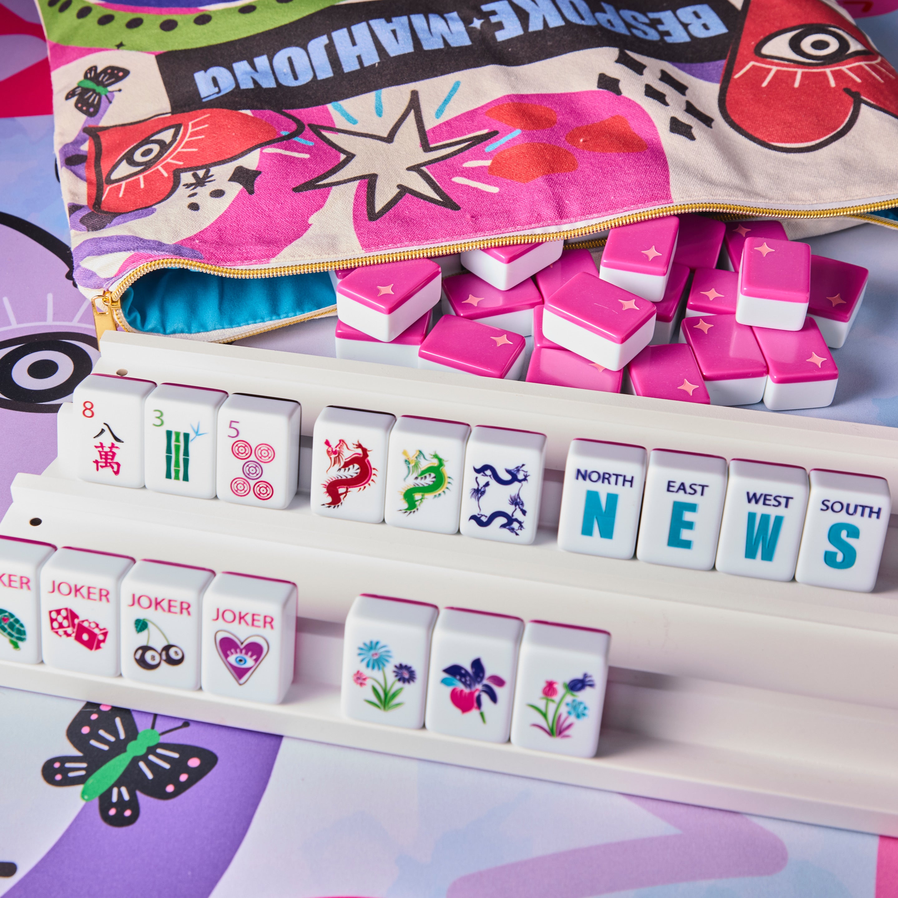 Lucky charm from CHINA 富貴長春　６種類　３点セット BespokeMahjong20250546.jpg?v=