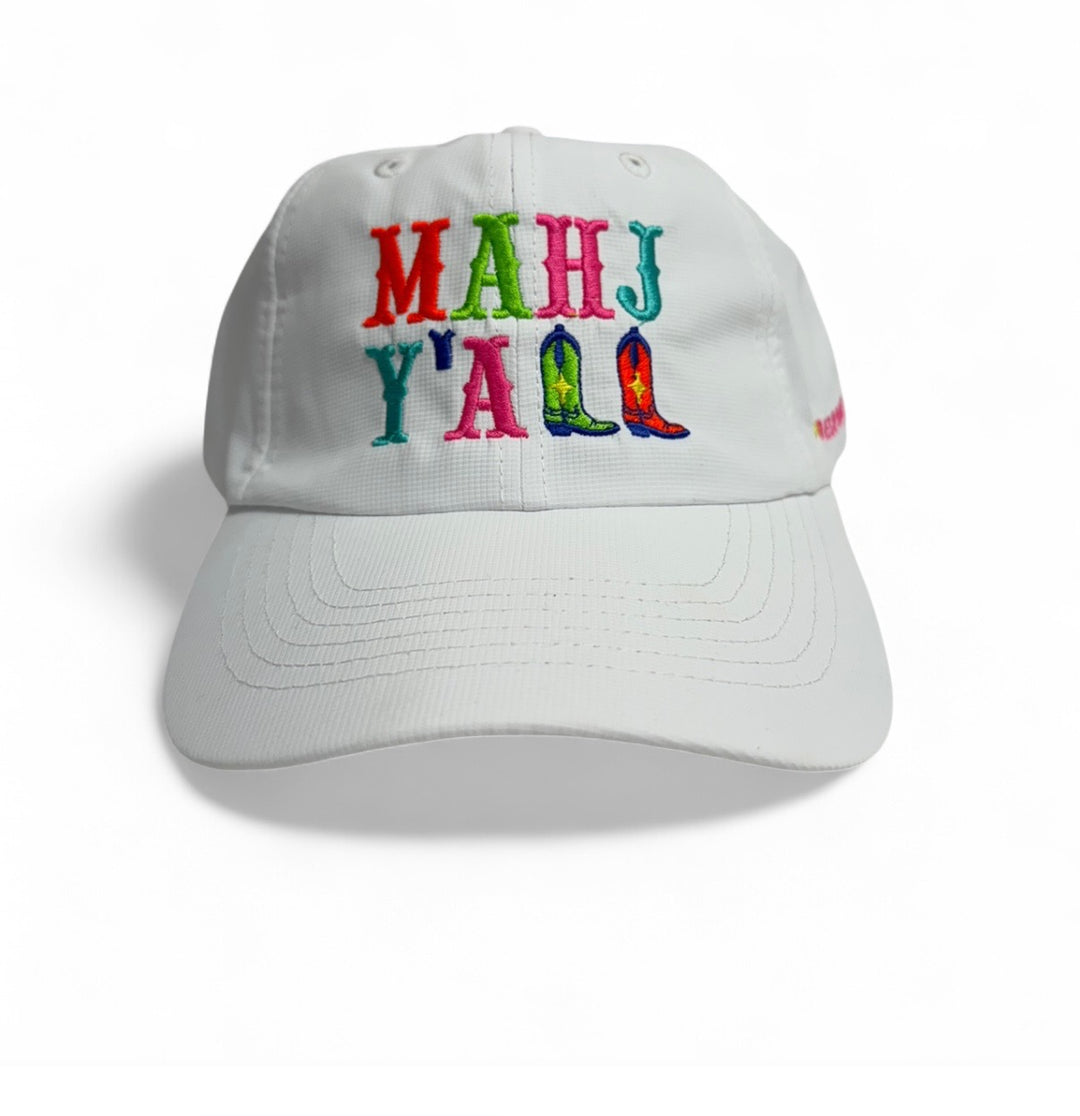 Mahj Y'all Baseball Cap | BRIGHT WHITE