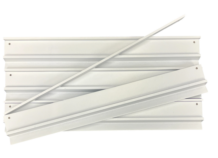 In Stock - Bespoke X Gray Malin Laguna Table - Pink and White Umbrellas, Cape May