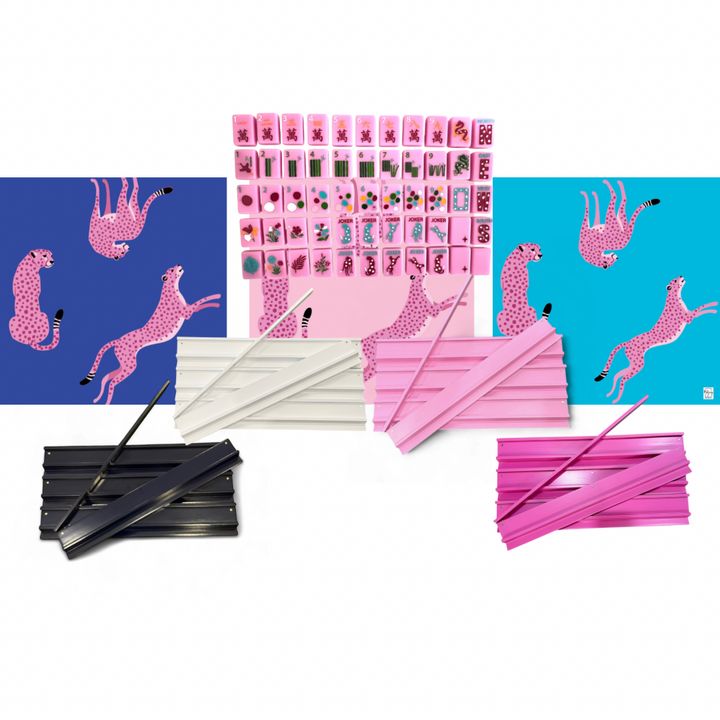Springtime Safari Kit - Petal Pink Tiles and Choice of Mats & Racks