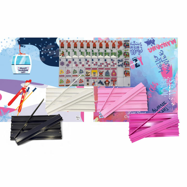 The Chalet Kit - Frosty Lilac Tiles / Double-Sided Mat and Choice of Racks