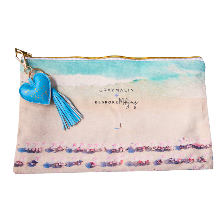 Bespoke X Gray Malin Beach Club Mahjong Tiles - Cabana Blue