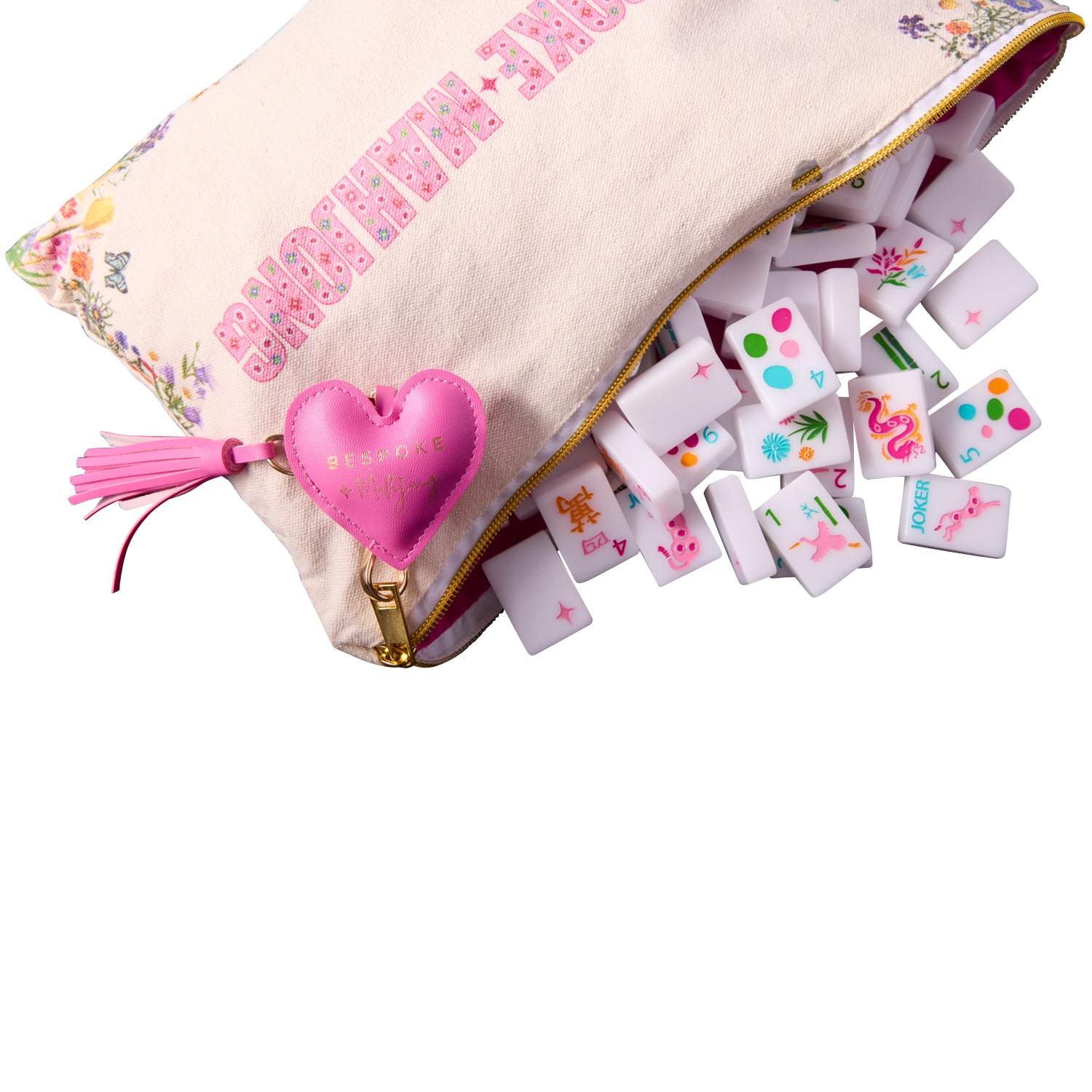 Springtime Safari - Bright White – Bespoke Mahjong