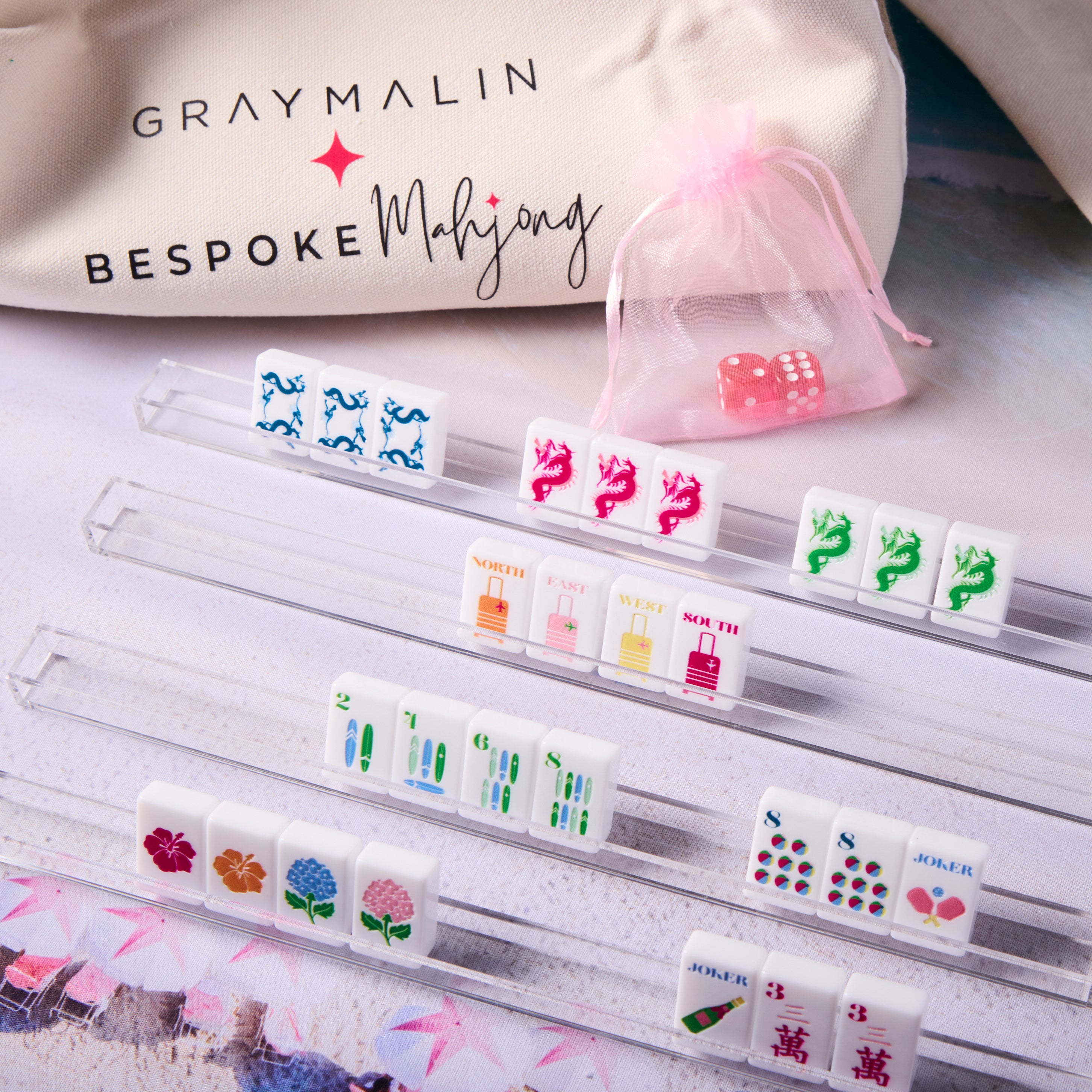Bespoke X Gray Malin Travel Tiles Kit – Bespoke Mahjong