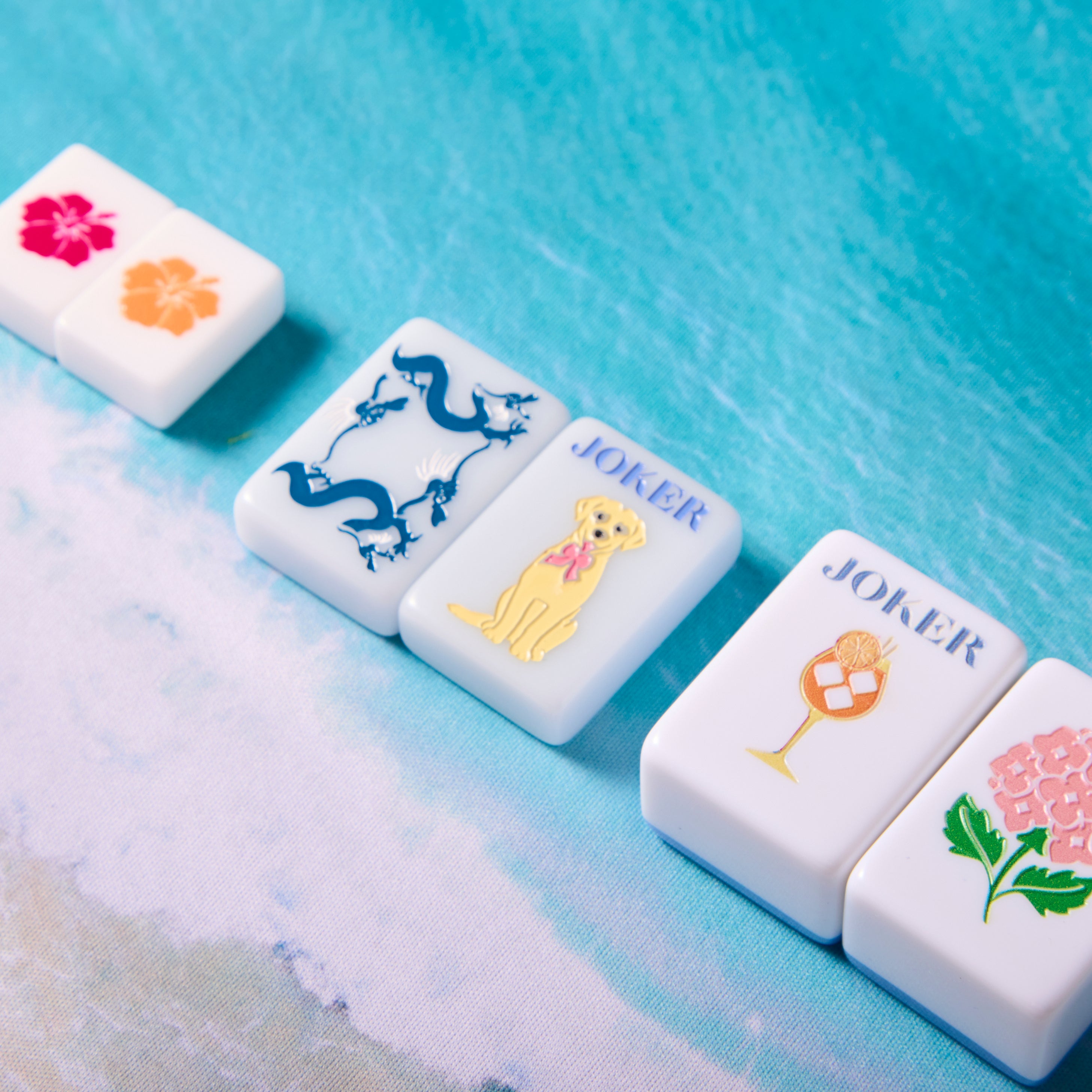 Bespoke X Gray Malin Travel Tiles Kit - BEACH CLUB – Bespoke Mahjong