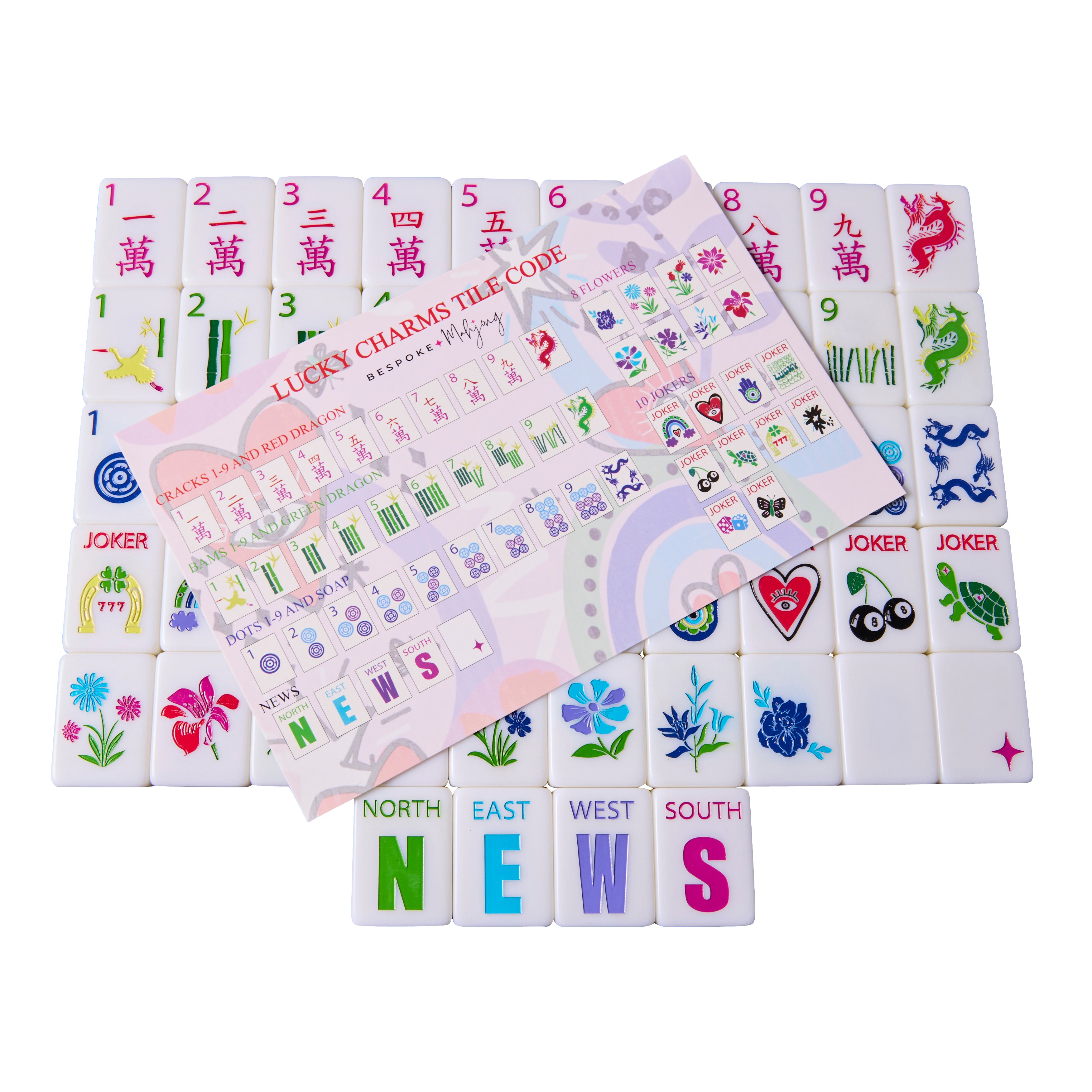 XL Mega Lucky Charms - Bright White – Bespoke Mahjong