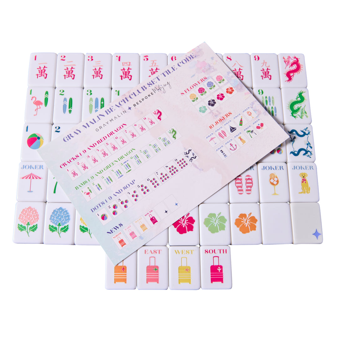 Bespoke X Gray Malin Beach Club XL Mega Tiles - Ocean Blue