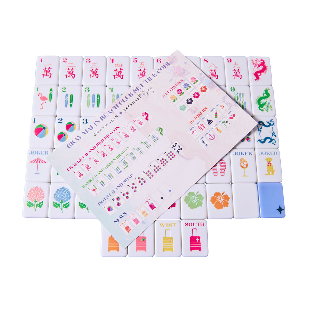 Bespoke X Gray Malin Beach Club XL Mega Tiles - Cabana Blue