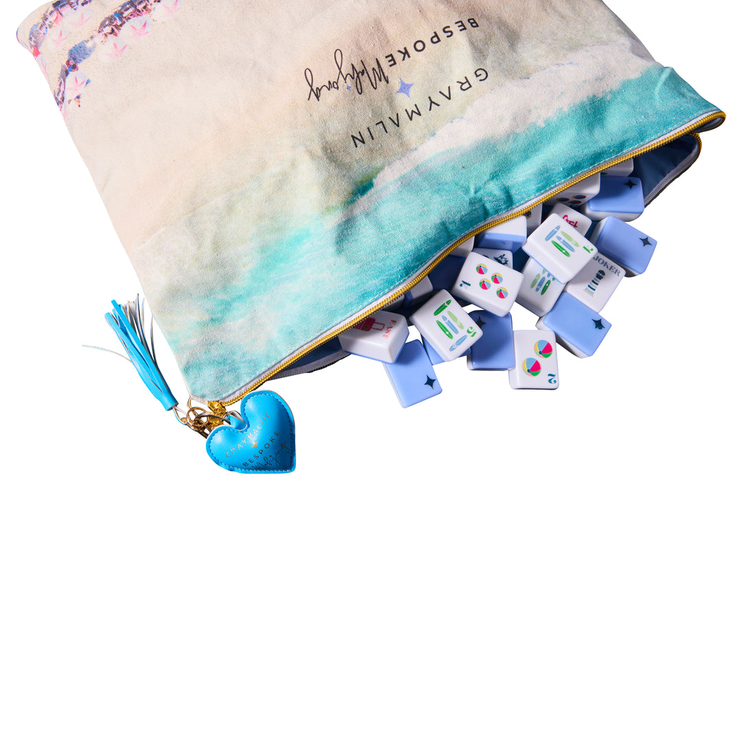 Bespoke X Gray Malin Beach Club XL Mega Tiles - Cabana Blue