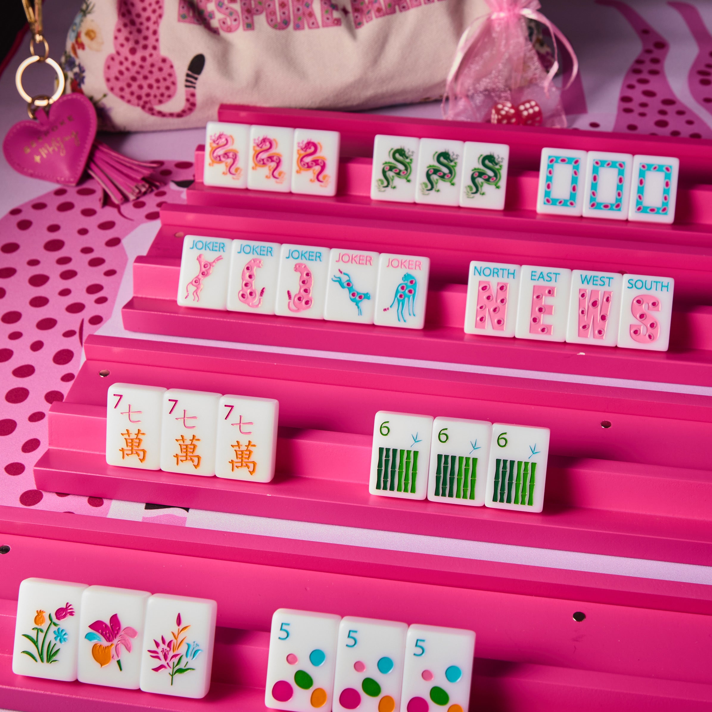 PREORDER - Springtime Safari - Bright White – Bespoke Mahjong