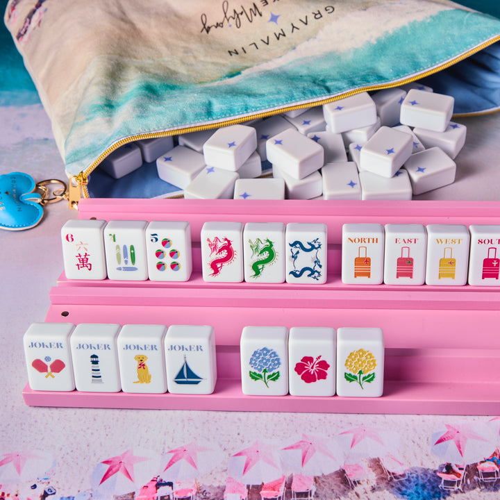 Bespoke X Gray Malin Beach Club XL Mega Tiles - Ocean Blue