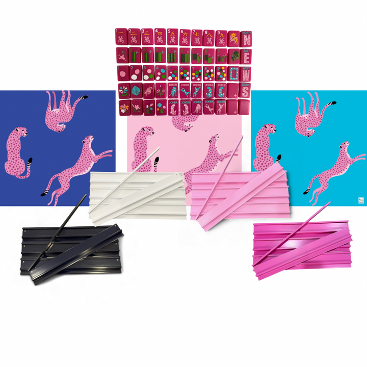Springtime Safari Kit - Wild Pink Tiles and Choice of Mats & Racks