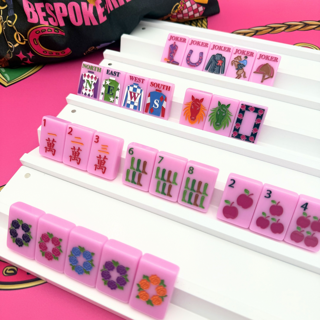 YEAR OF THE DRAGON MAT - PINK BLUSH – Bespoke Mahjong YEAR OF THE DRAGON MAT - PINK BLUSH – Bespoke Mahjong