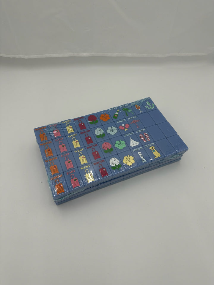 ODD LOTS - Gray Malin Beach Club Tiles - Cabana Blue (with box)