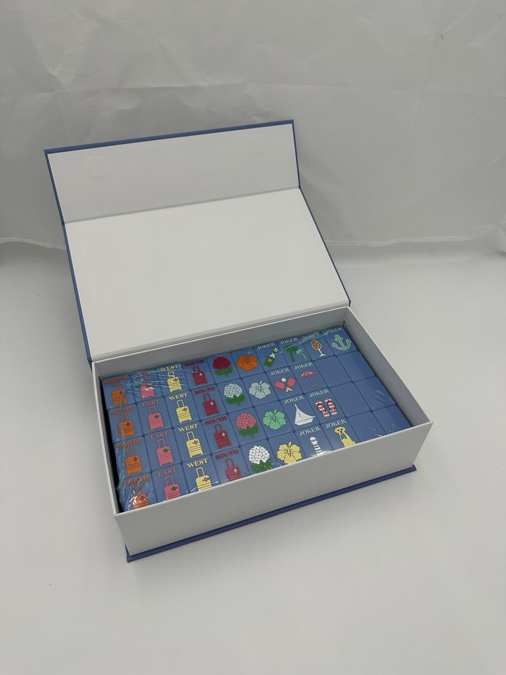 ODD LOTS - Gray Malin Beach Club Tiles - Cabana Blue (with box)