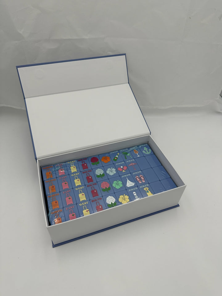 ODD LOTS - Gray Malin Beach Club Tiles - Cabana Blue (with box)