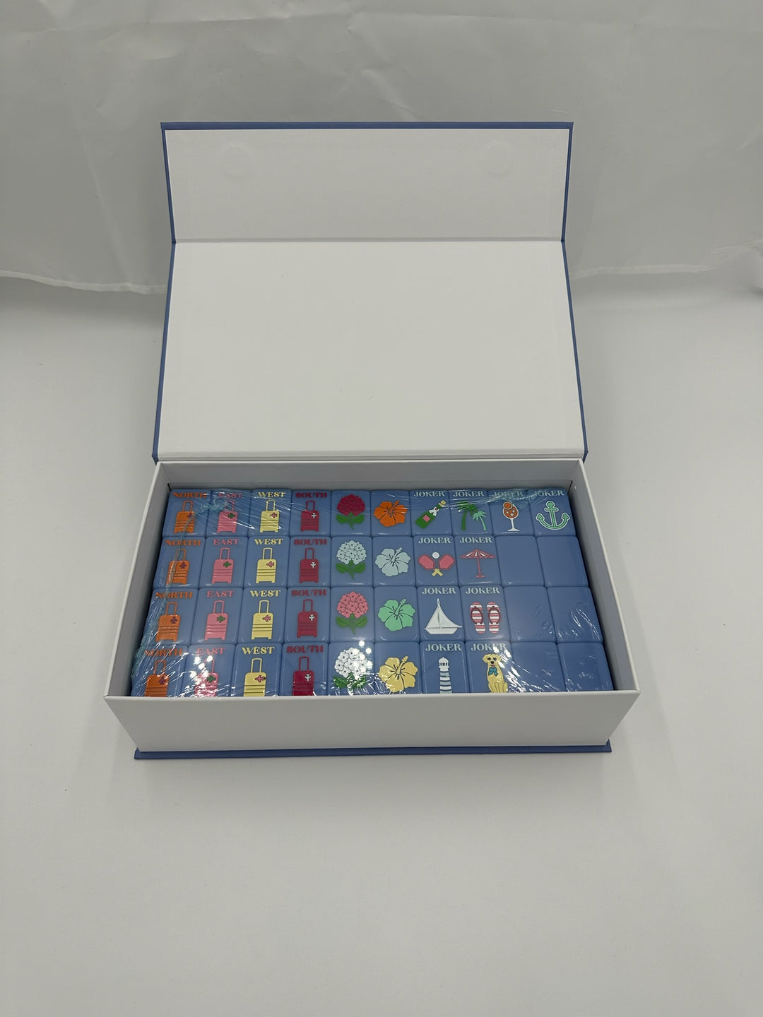 ODD LOTS - Gray Malin Beach Club Tiles - Cabana Blue (with box)