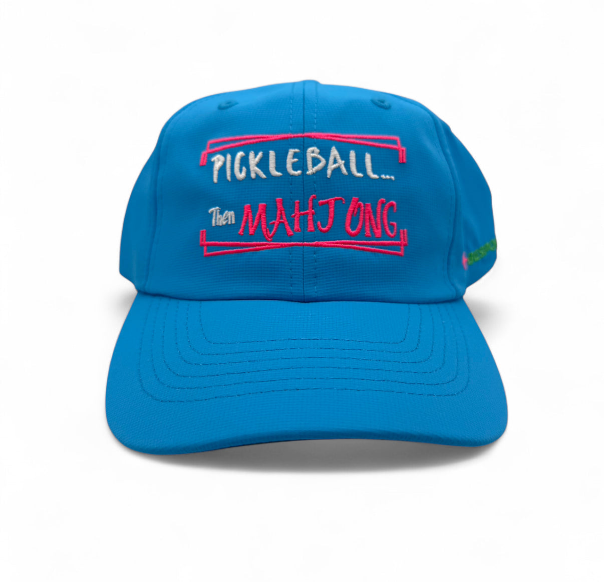 Pickleball Then Mahjong Hat | TURQUOISE – Bespoke Mahjong