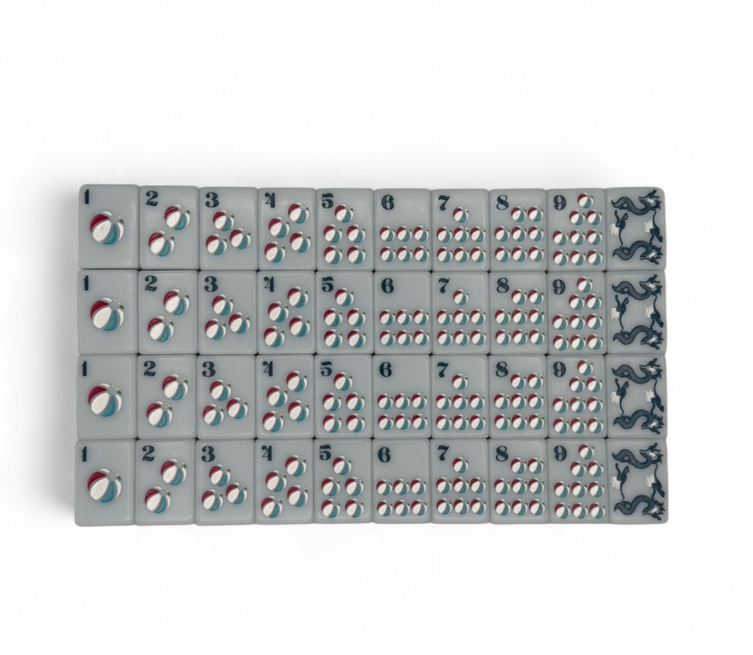 Bespoke X Gray Malin Beach Club Mahjong Tiles - Ocean Blue
