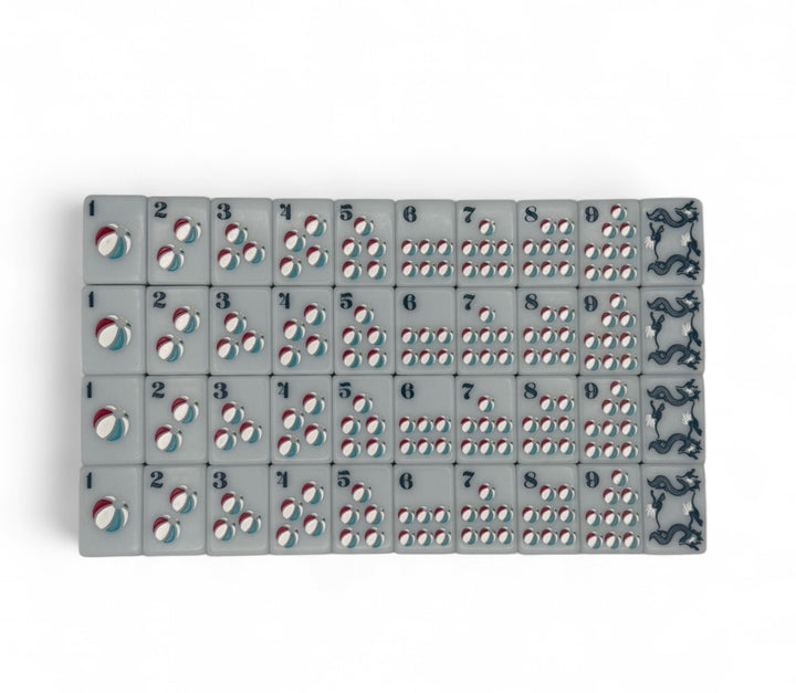 Bespoke X Gray Malin Beach Club Mahjong Tiles - Ocean Blue