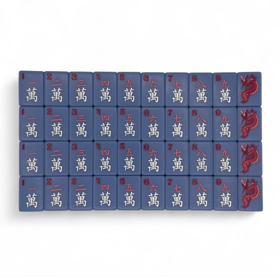 Bespoke X Gray Malin Beach Club Mahjong Tiles - Cabana Blue