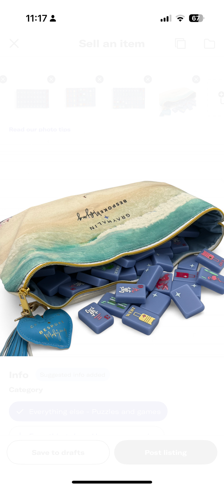 Bespoke Mahjong X Gray Malin Tile Bag - Regular