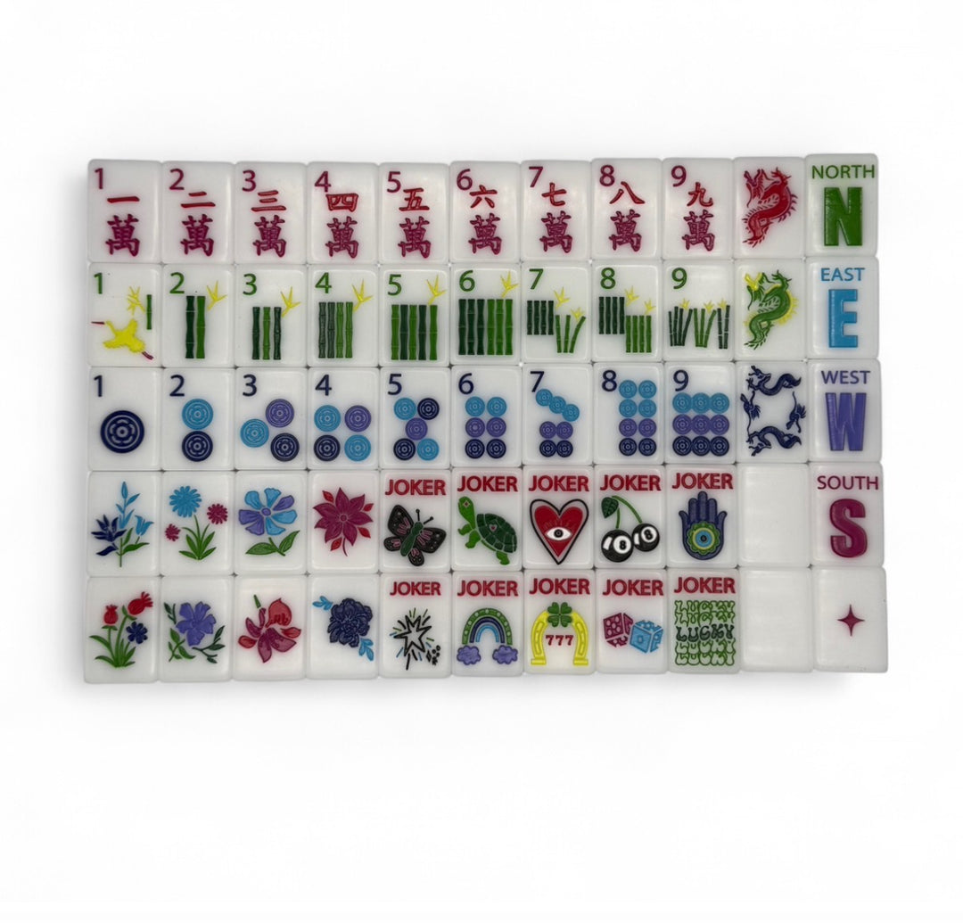 Lucky Charms Kit - Bright White Tiles and Choice of Mats & Racks