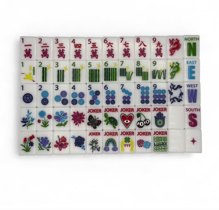 Lucky Charms Kit - Bright White Tiles and Choice of Mats & Racks