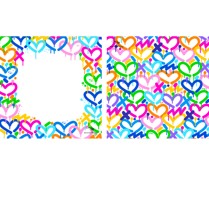 PREORDER - DOUBLE-SIDED MAT | Double the Fun/Bespoke x Corey Paige - ELECTRIC LOVE MAT