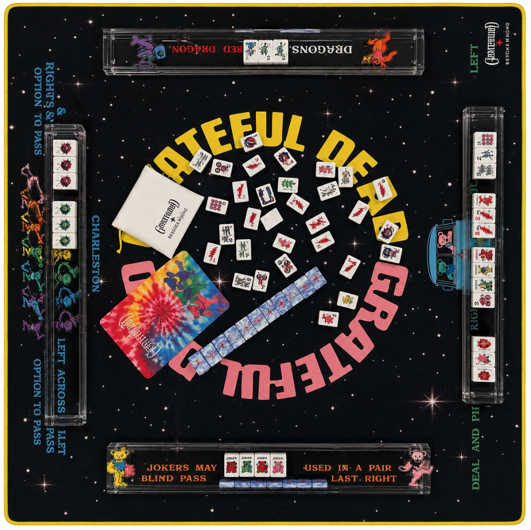 Grateful Dead x Bespoke Mahjong DOUBLE-SIDED MAT - SUNSHINE TO STARLIGHT