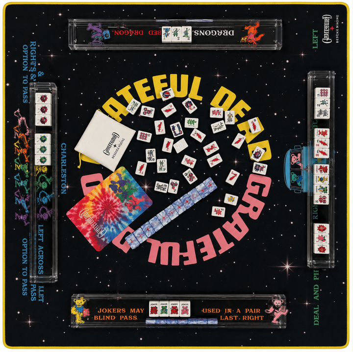 Grateful Dead x Bespoke Mahjong DOUBLE-SIDED MAT - SUNSHINE TO STARLIGHT