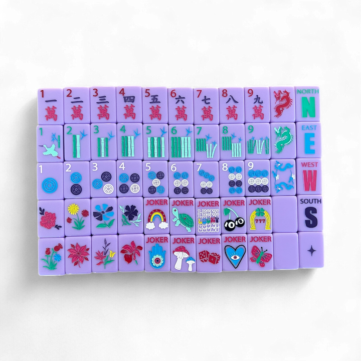 The Lucky Charms Kit - Lucky Lavender Gray Tiles and Choice of Mats & Racks