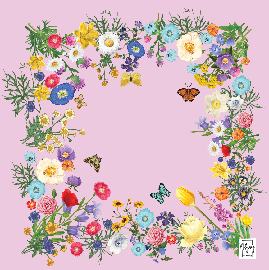 Preppy Pink Garden