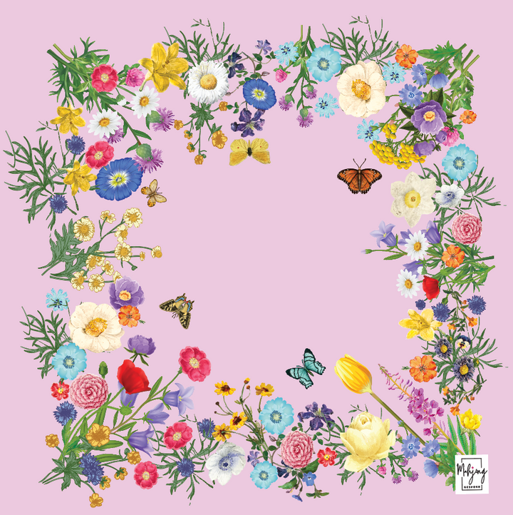 PREPPY PINK GARDEN MAT