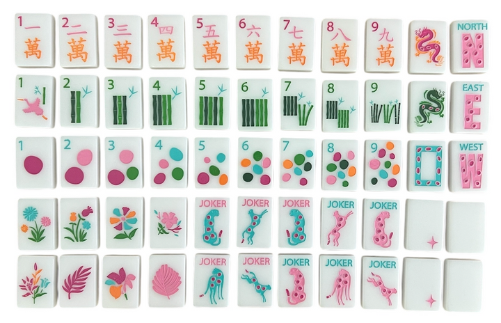 Springtime Safari Kit - Bright White Tiles and Choice of Mats & Racks
