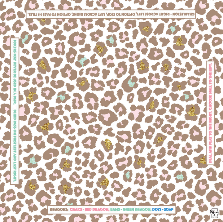 GLITTERY LEOPARD MAT PART DEUX