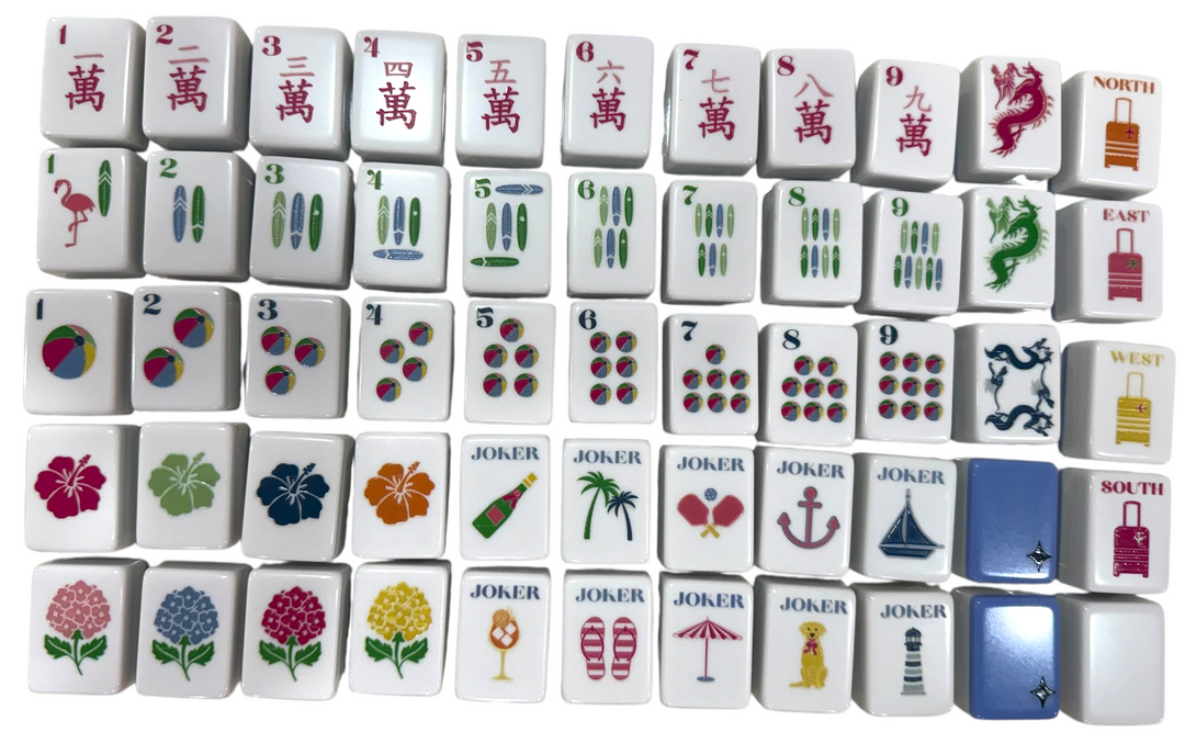 Bespoke Mahjong X Gray Malin Palm Beach All Acrylic Gray Malin Bundle - East Hampton
