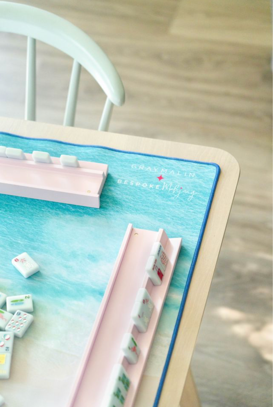 Bespoke Mahjong X Gray Malin DOUBLE-SIDED MAT | Double the Fun/Gray Malin Beach Club Mat