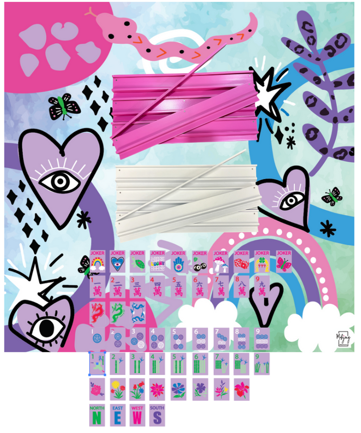 PREORDER - The Lucky Charms Kit - Lucky Lavender Gray Tiles