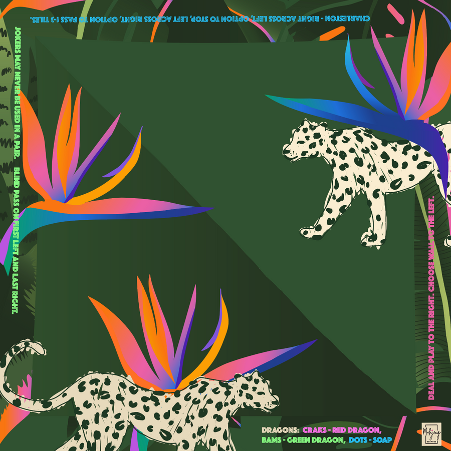 Ruby Gem Double-Sided Mahjong Mat main image 1