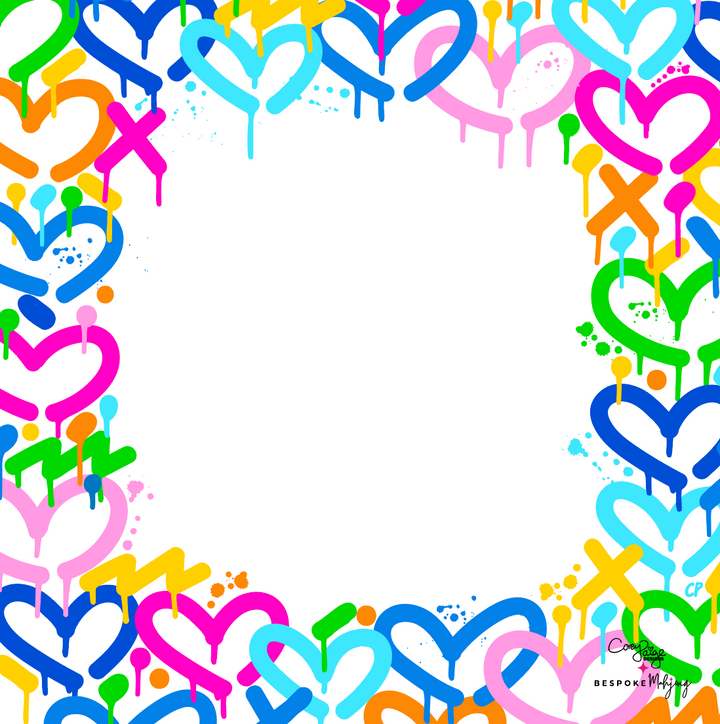 PREORDER - DOUBLE-SIDED MAT | Double the Fun/Bespoke x Corey Paige - ELECTRIC LOVE MAT