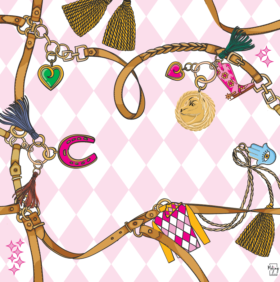 PREORDER - DOUBLE-SIDED MAT | Double the Fun/YEAR OF THE HORSE MAT - HARLEQUIN