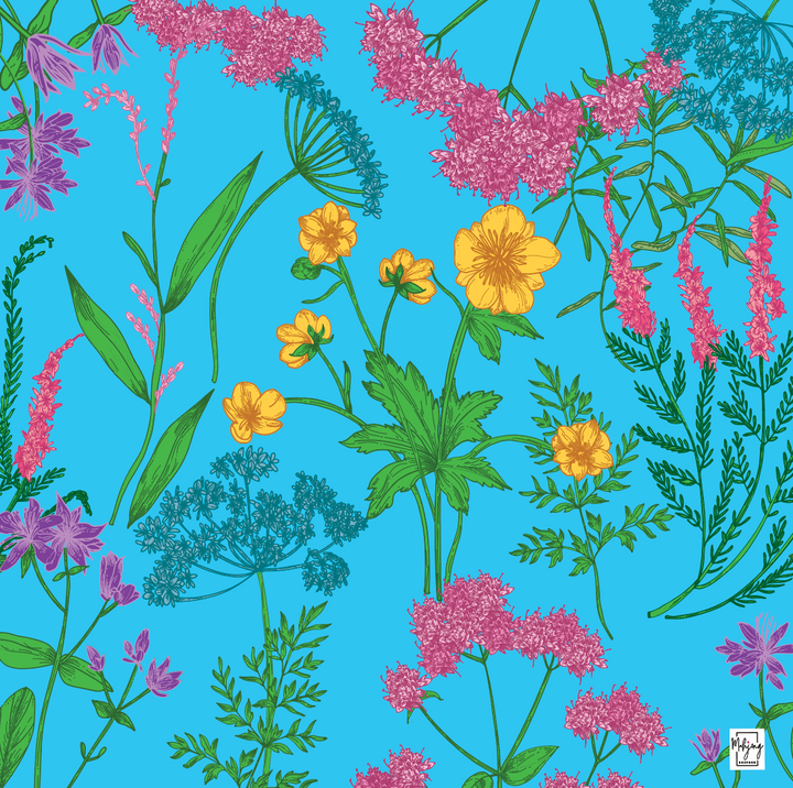 PREORDER - GARDEN GLOW MAT - TURQUOISE