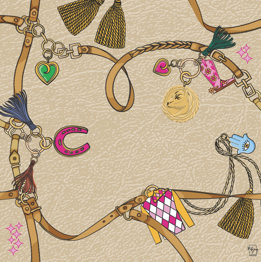 PREORDER - DOUBLE-SIDED MAT | Double the Fun/YEAR OF THE HORSE MAT - PLEATED