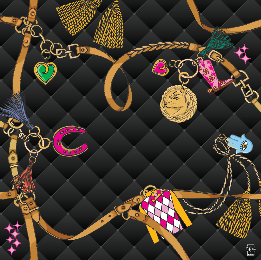 PREORDER - DOUBLE-SIDED MAT | Double the Fun/YEAR OF THE HORSE MAT - PLEATED