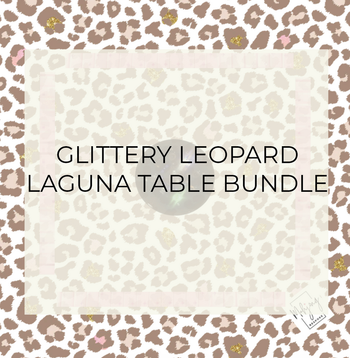 COMING SOON - GLITTERY LEOPARD TABLE