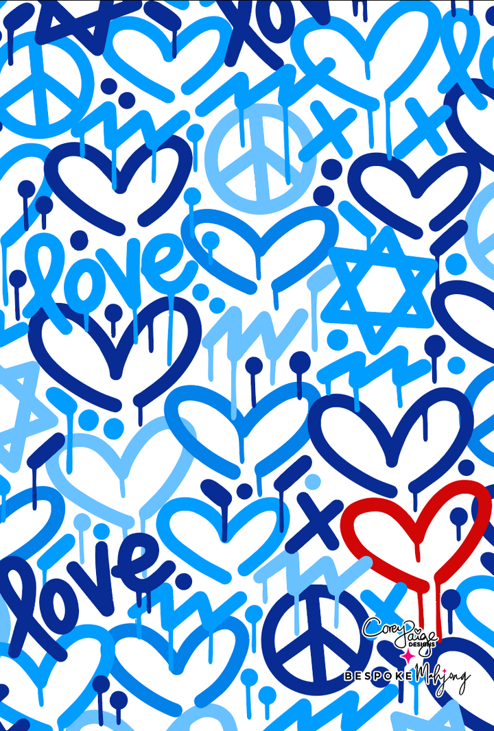 Bespoke x Corey Paige Holiday Love Shufflers - Blue