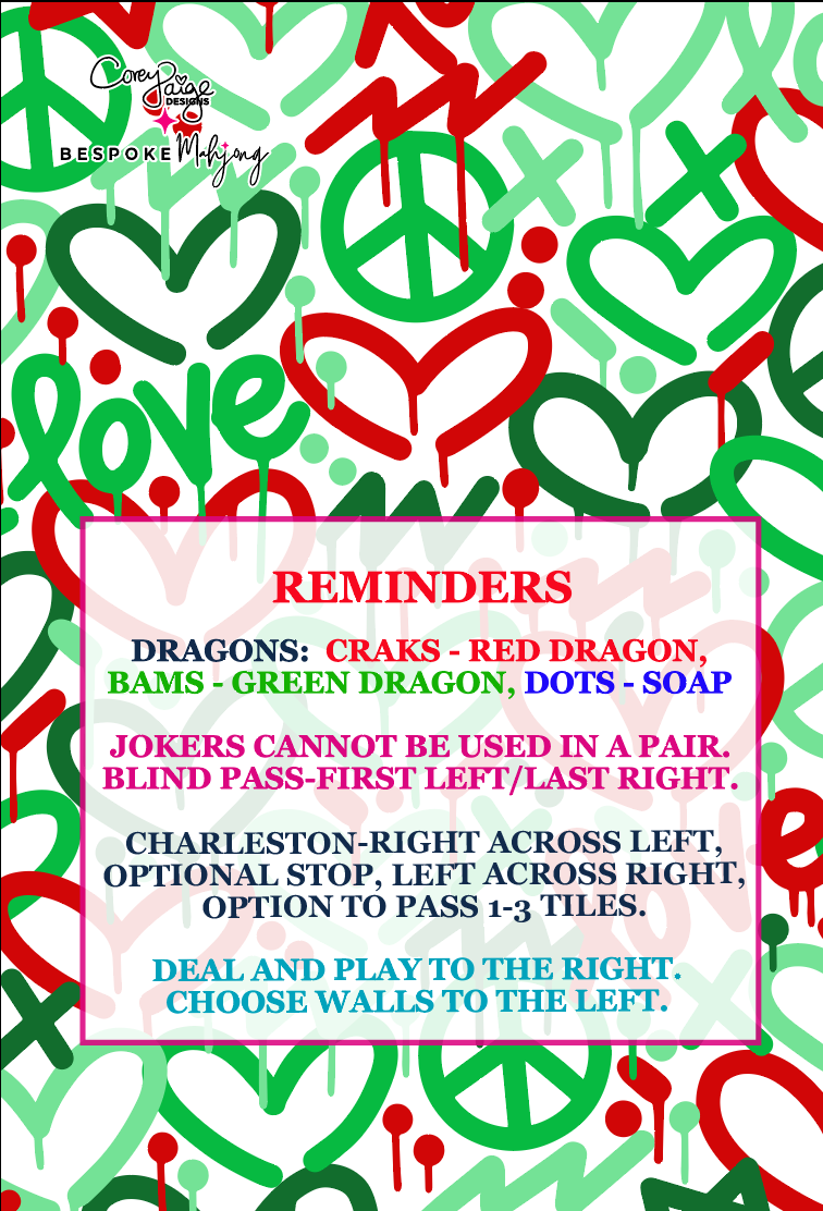 Bespoke x Corey Paige Holiday Love Shufflers - Red/Green