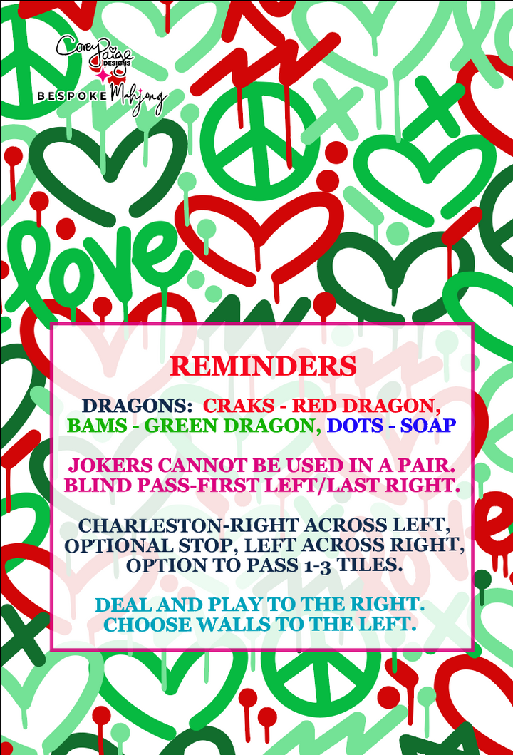 Bespoke x Corey Paige Holiday Love Shufflers - Red/Green
